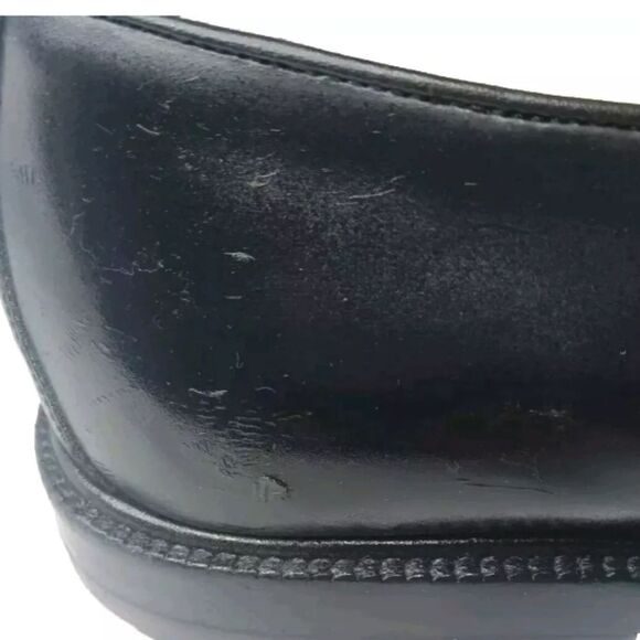 Gucci Men\'s Shoes Size 8.5 D Penny Loafers Black Leather Vintage main image 10